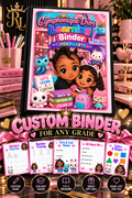 Custom Personalized Learning Binder 💕📚